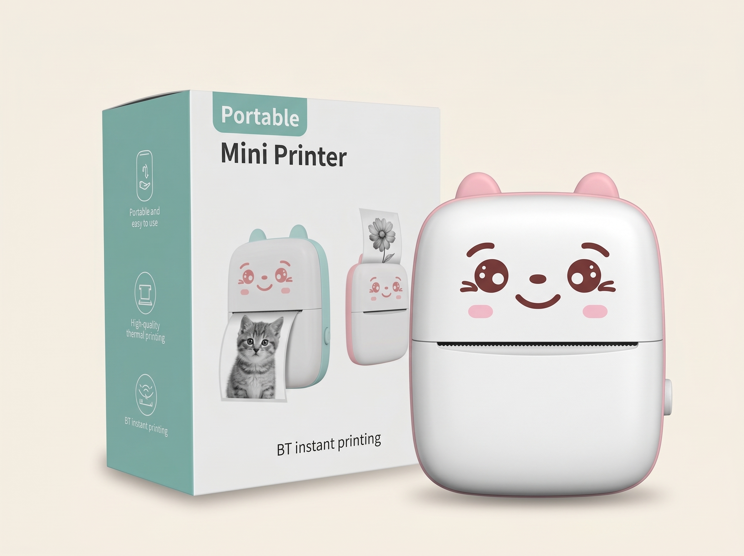 Mini Portable Pocket Thermal Printer
